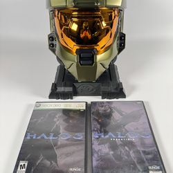 Legendary Halo 3 Limited Collector's Edition Master Chief Helmet & Stand RARE