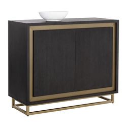 Baldessara Wine Cabinet – Brown in great condition