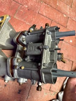 Rotary 12a Weber 48 ida carburetor & manifold