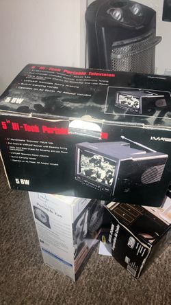 Portable vintage tv new in box