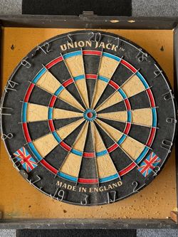 Union Jack Bristle Dartboard Made in England