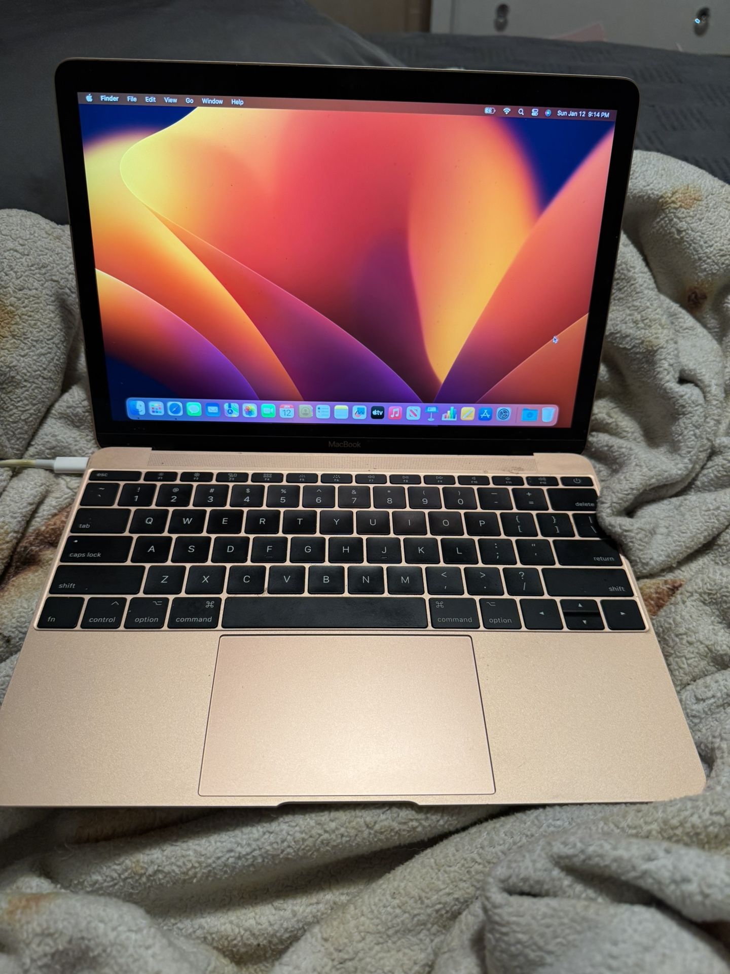 Rose gold MacBook 12 inch 