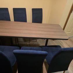 Dining Table With 6 Chairs 