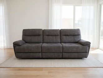Long power recliner sofa