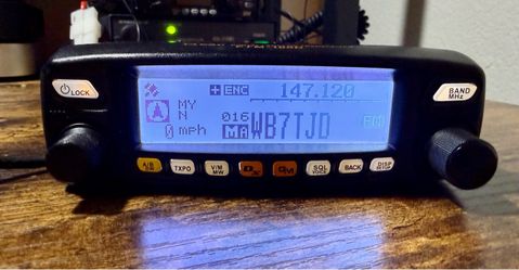 Ham Radio Yaesu FTM100DR Dual Band Fusion with Programming Software & Cables