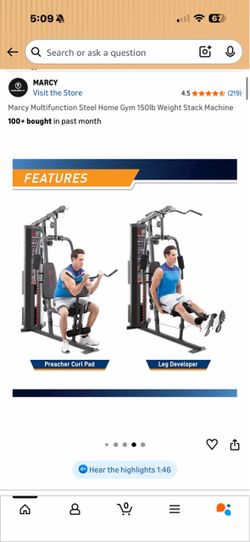 Home gym station