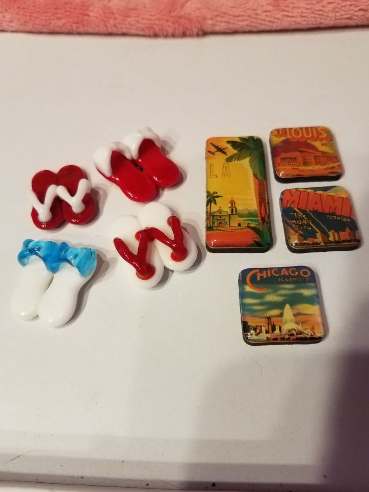 Refrigerator magnet lot