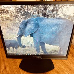 Hyundai K93S 19 inch LCD computer monitor with DVI-D cord TESTED WORKING