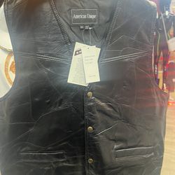 Size 2X Leather Vest