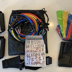 11 - Piece Exercise Resistance Bands