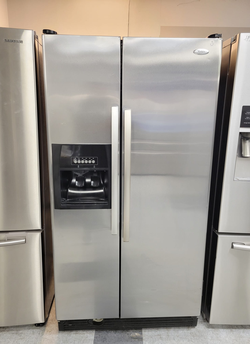 Whirlpool Side‑by‑Side Fridge – Stainless, Ice/Water