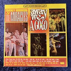 Smokey Robinson and the Miracles - Away We a Go-Go - LP 1966 First Press VG++