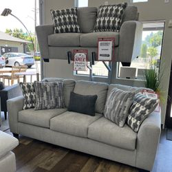 2pc Sofa And Loveseat Set 