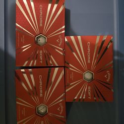 3 Dozen Brand New Callaway Chrome Soft Golf Balls