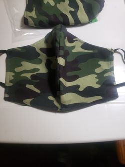 Camouflage Handmade Face Mask