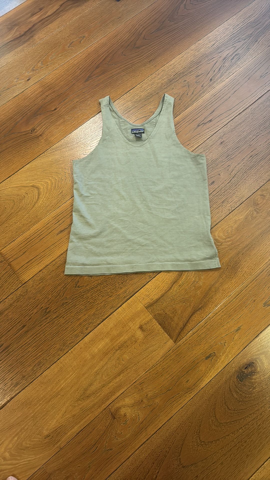 Patagonia Olive Green Organic Certified Cotton Women's Tank Top