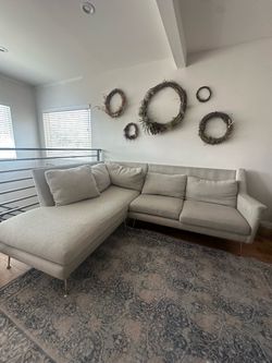 West Elm Beige Couch