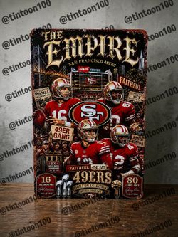 San Francisco 49ers Decorative Metal Tin Sign