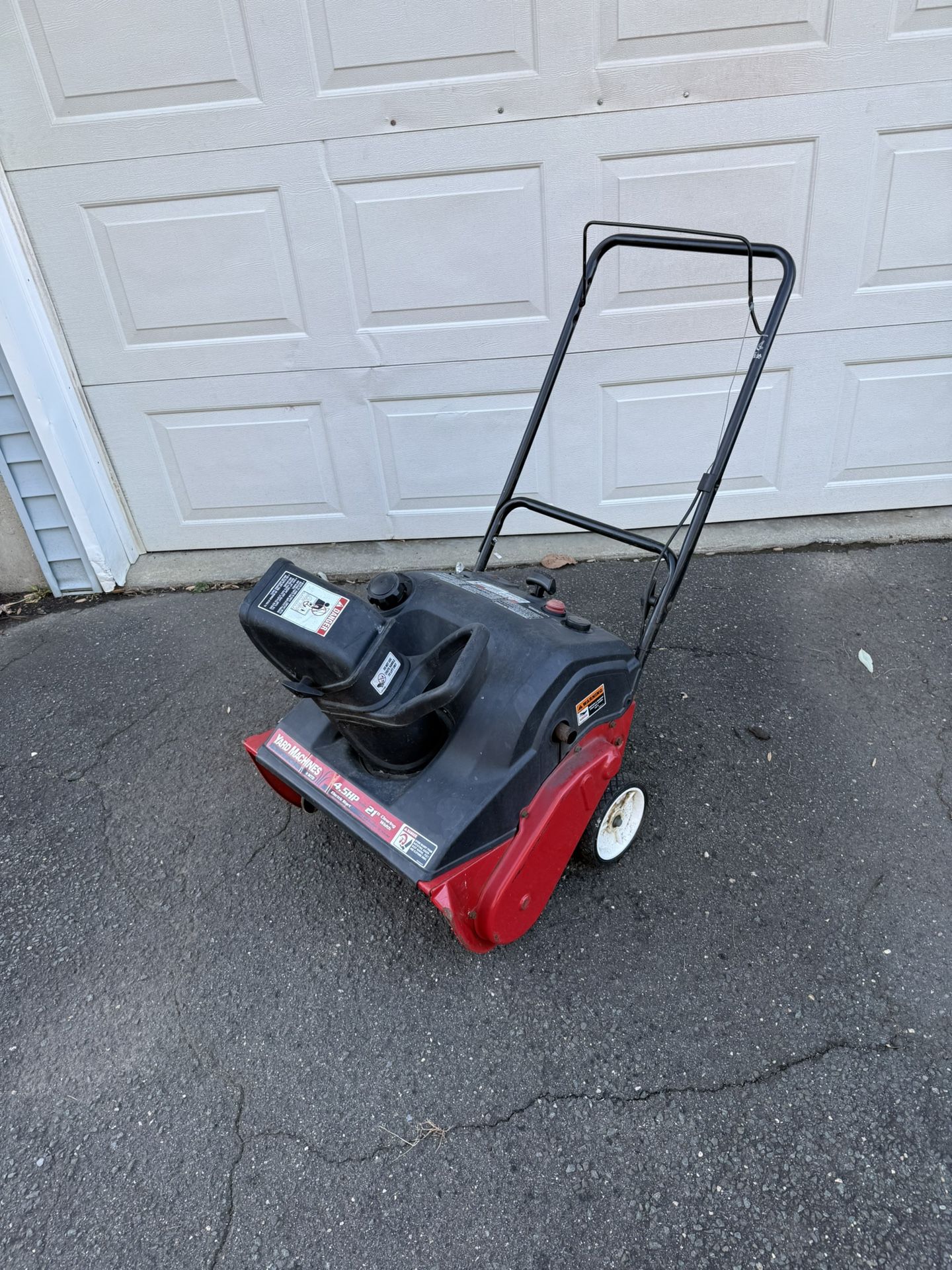 Snow Blower Needs Work