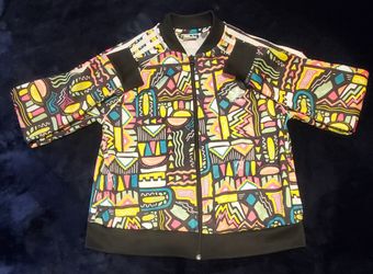 Adidas Track Jacket Girls Youth XL Multi Color Long Sleeve  Jacket 