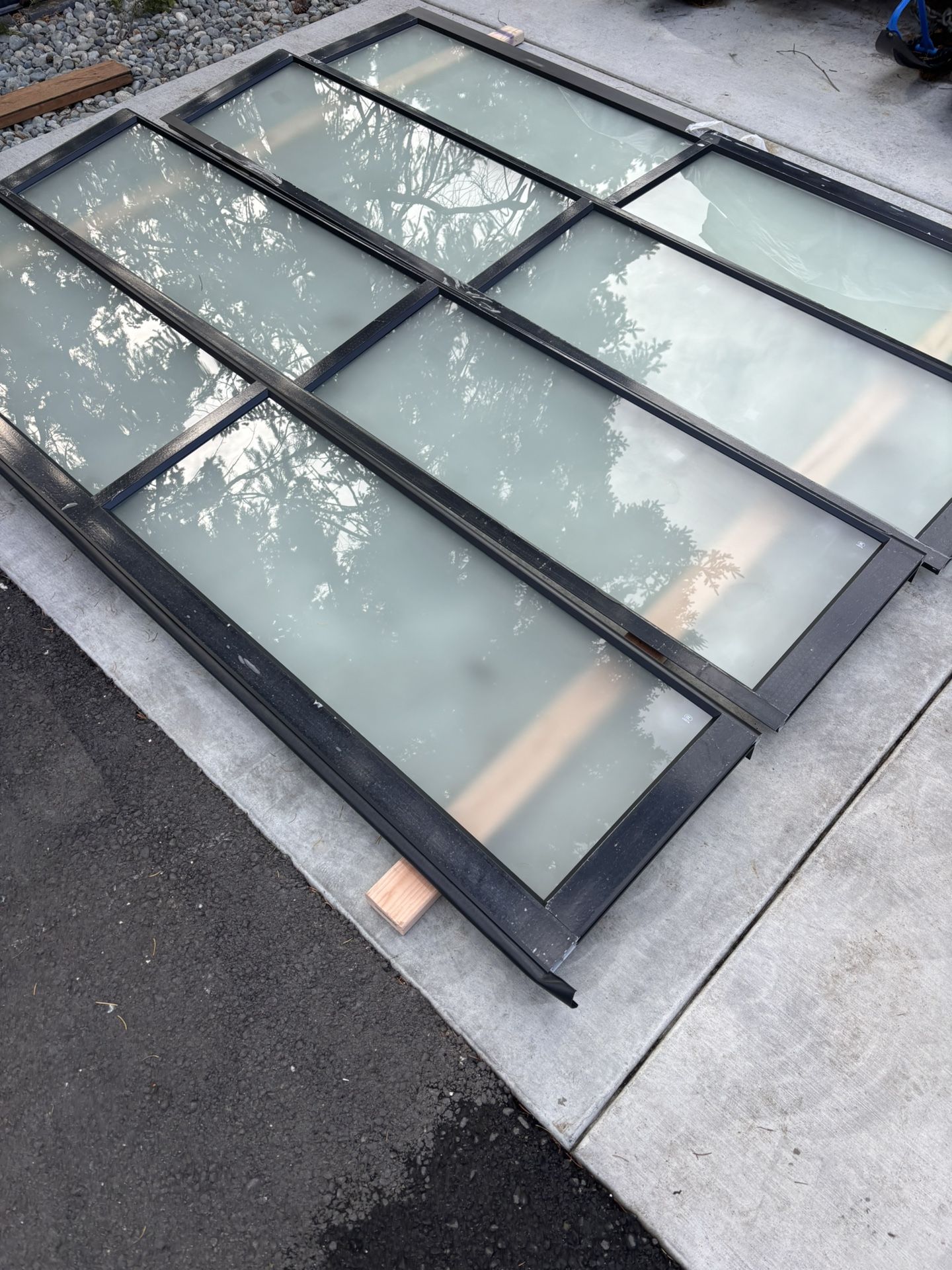 9x7 Garage door With Dent