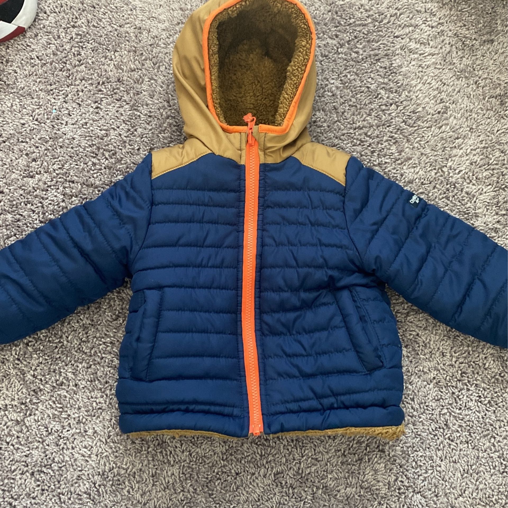 Toddler Unisex Winter Sherpa Jacket 2t Oshkosh 