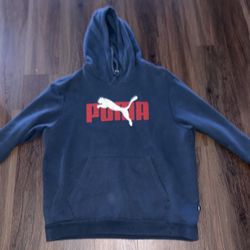 Dark Blue Puma Hoodie 