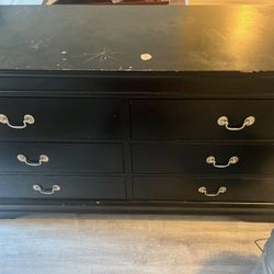 Black dresser