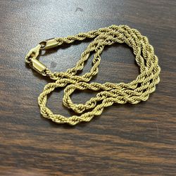 gold plated necklace