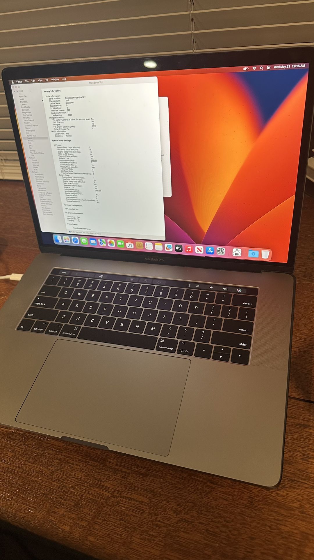 MacBook Pro 15” 2017 - 2.8 Ghz i7