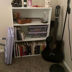 3-tier Bookshelf, White 