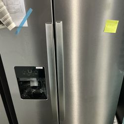  Whirlpool 25 cu. ft. Side by Side Refrigerator in Monochromatic Stainless Steel