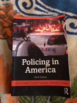 Policing in America 9th Edition