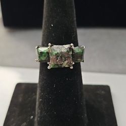 Genuine Ruby Zoisite Ring 