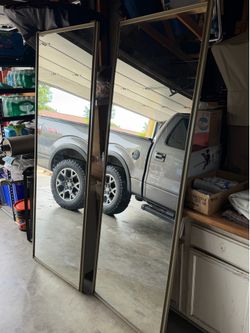 Closet glass door