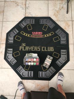Complete 8-Player Poker Night Bundle - Folding Tabletop, Chips & Auto Shuffler!