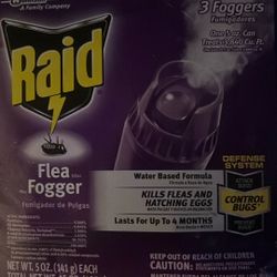 Raid flea Fogger Open Box 