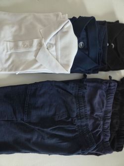 $1.50 each uniform shirts/shorts size m(8). Mines rd