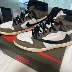 Travis Scott Jordan 1 Mocah Size 12 Men’s 