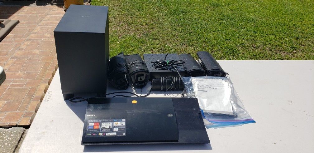 Sony 3d Blu-ray DVD Theater System