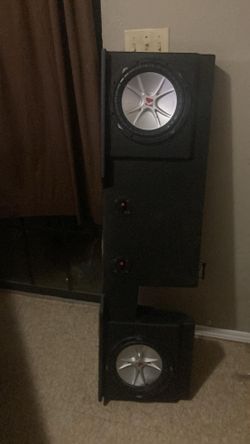 2 12inch kickers cvrs with 2008 silverado under the seat box