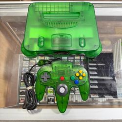 Jungle Green Nintendo 64 System