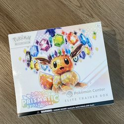 Prismatic Evolutions ETB [POKEMON CENTER]