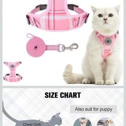 598)

Brand: BEAUTYZOO

BEAUTYZOO Cat Harness and Leash Set for Walking Escape Proof, Neck Release Adjustable Harness for Kitten Puppy Small