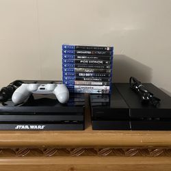 Sony PlayStation 4 Pro Console 1TB Star Wars: Battlefront II & Sony PlayStation 4 Console 500GB - Jet Black Bundle 