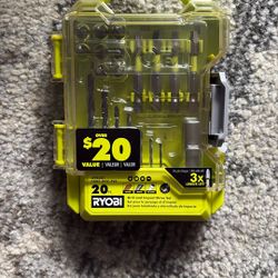 Ryobi 20 Pc. Drill And Impact Drive Set