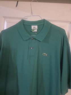 Lacoste T SHIRT 2XL green just got cleaned