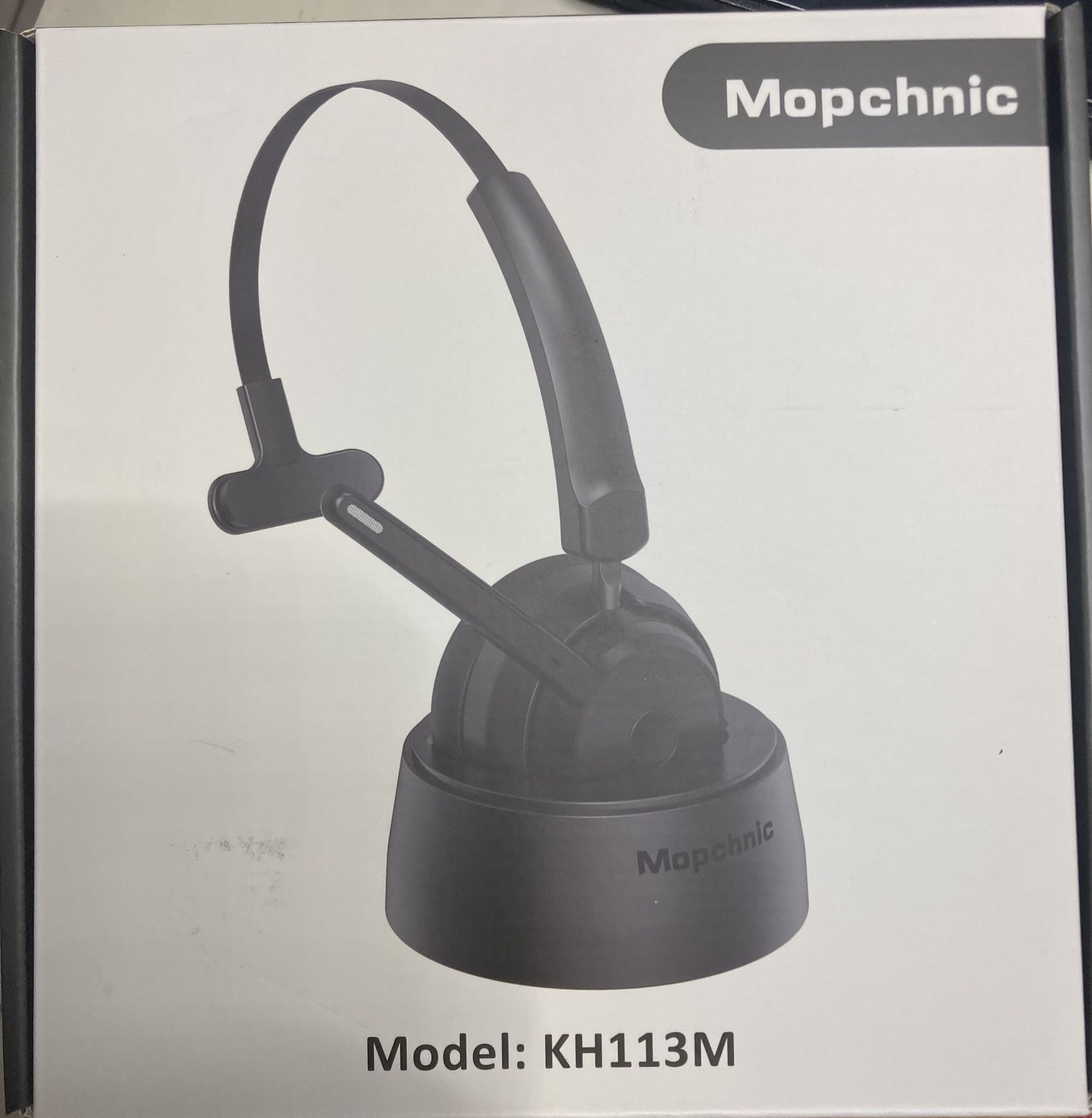 Bluetooth Headset 2024 Upgraded Version, Wireless Headphone with AI Noise Canceling Microphone, On Ear Bluetooth with USB Dongle for Office Call Cente