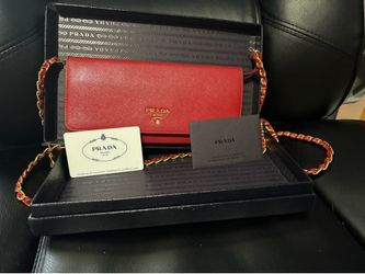 Prada Saffiano Metal Fuoco