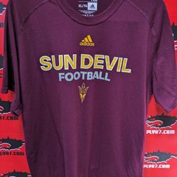 XL 🔥 Adidas Ultimate Tee 🔥 Arizona State Sun Devils ☀️ 🏈 